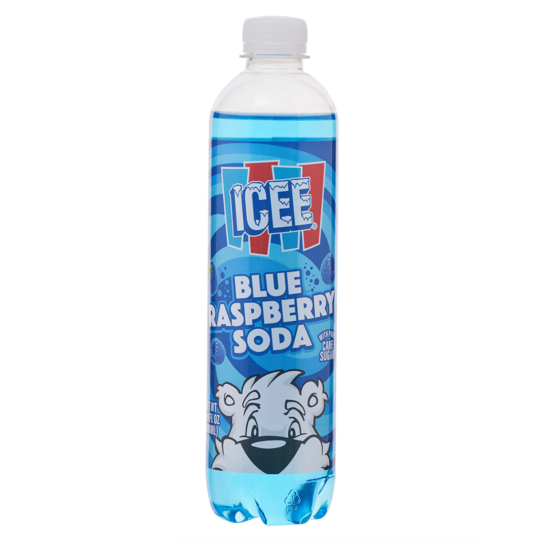 ICEE Blue Raspberry Soda 17 FL OZ (500ML) PET – Whateverbrands
