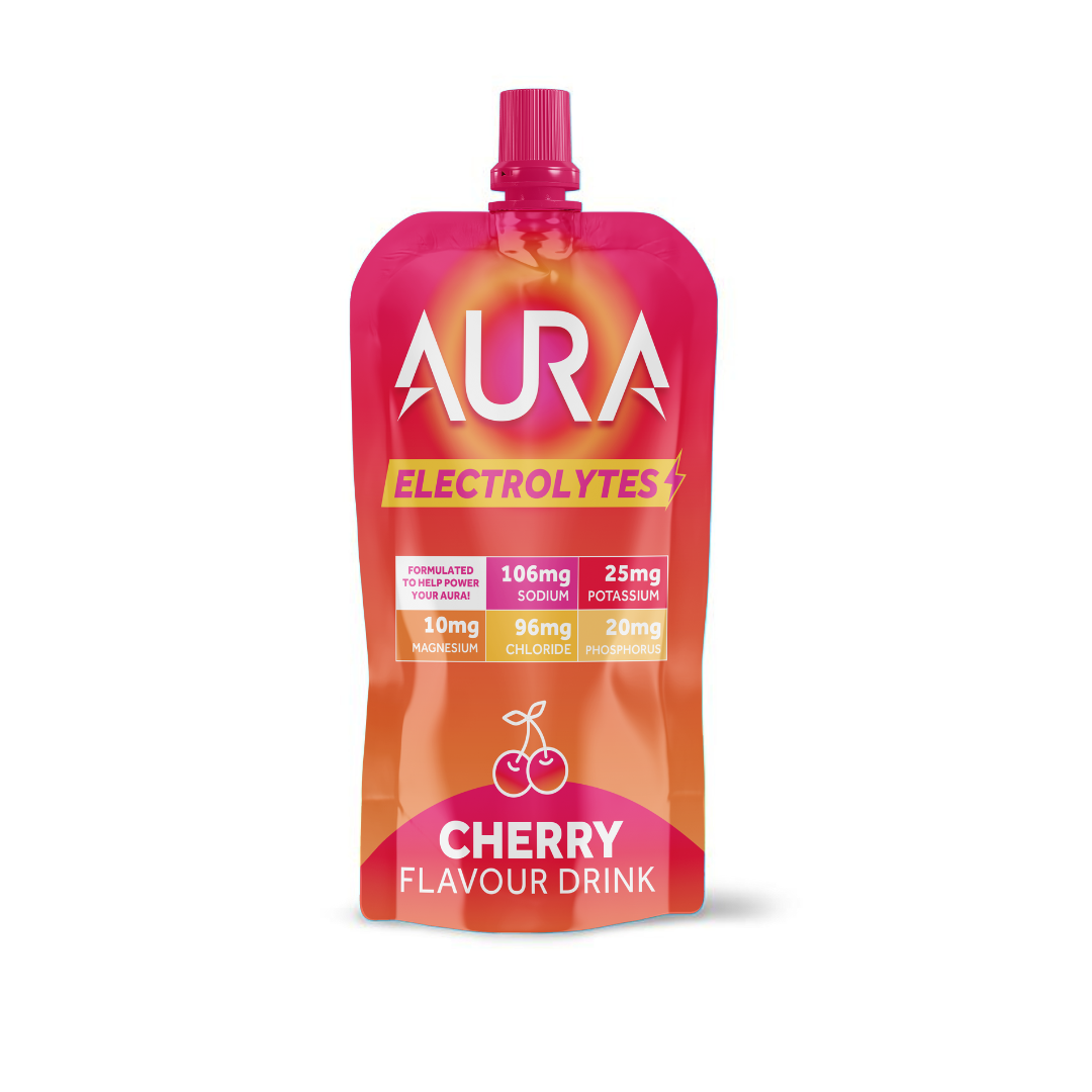 Aura Electrolytes Cherry Drink