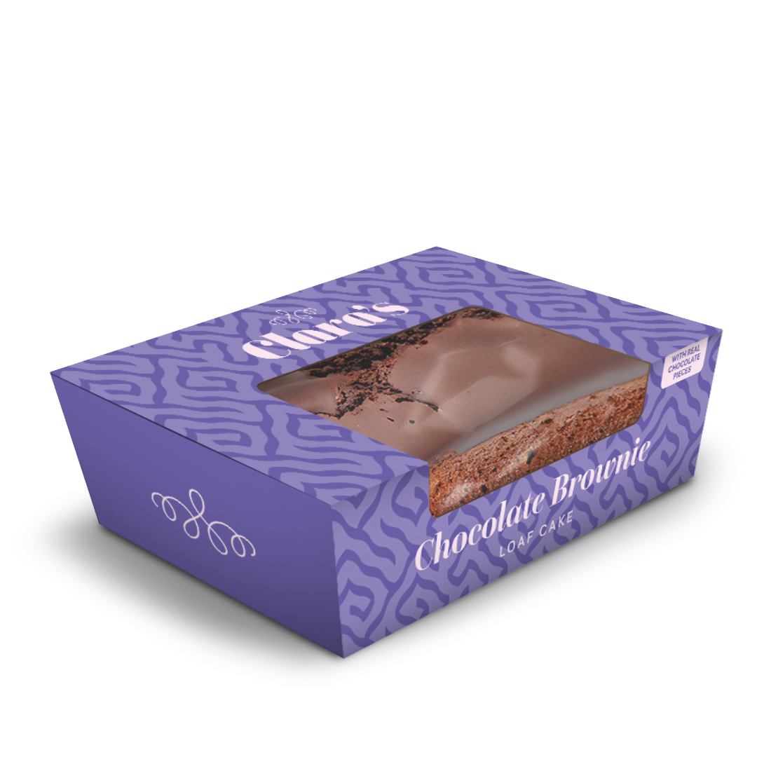 Clara's Selections Chocolate Brownie Loaf Cake (300g)