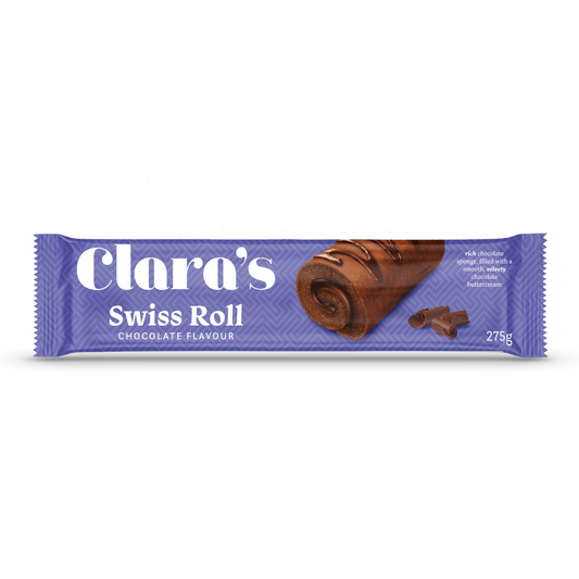 Clara's Chocolate Swiss Roll 275g