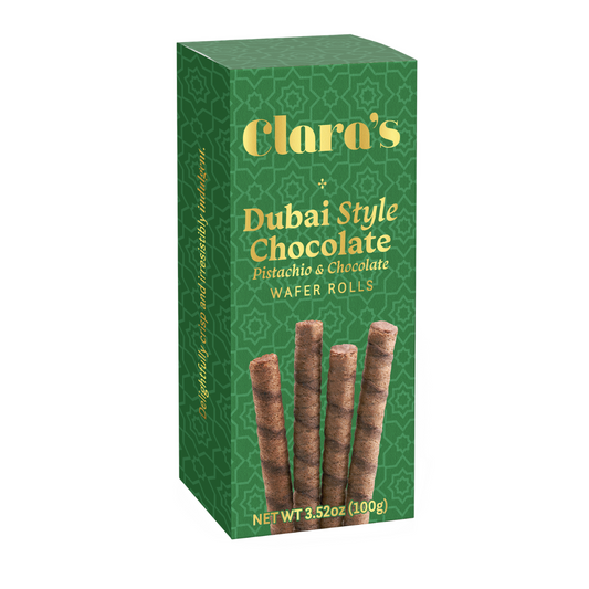 Clara's Dubai Style Wafers Box 100g