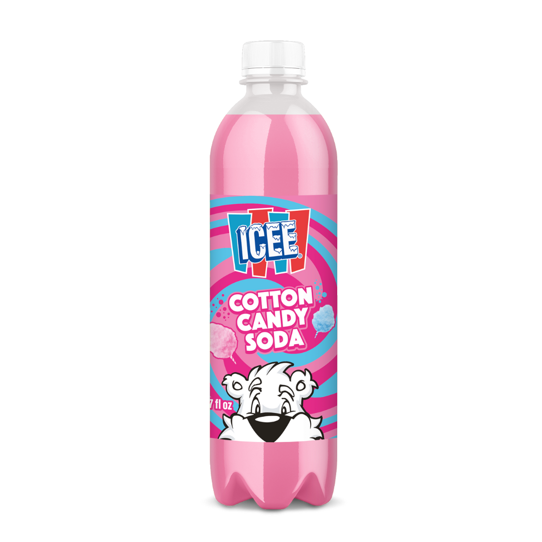 ICEE Cotton Candy Fruit Drink 16.9 FL OZ (500ML) PET