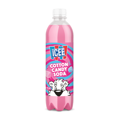 ICEE Cotton Candy Fruit Drink 16.9 FL OZ (500ML) PET