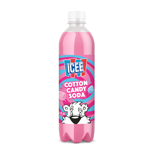 ICEE Cotton Candy Fruit Drink 16.9 FL OZ (500ML) PET