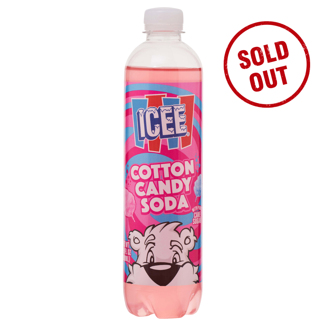 ICEE Cotton Candy Soda 17 FL OZ (500ML) PET