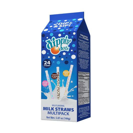 Dippin' Dots Mixed Multipack Milk Straws