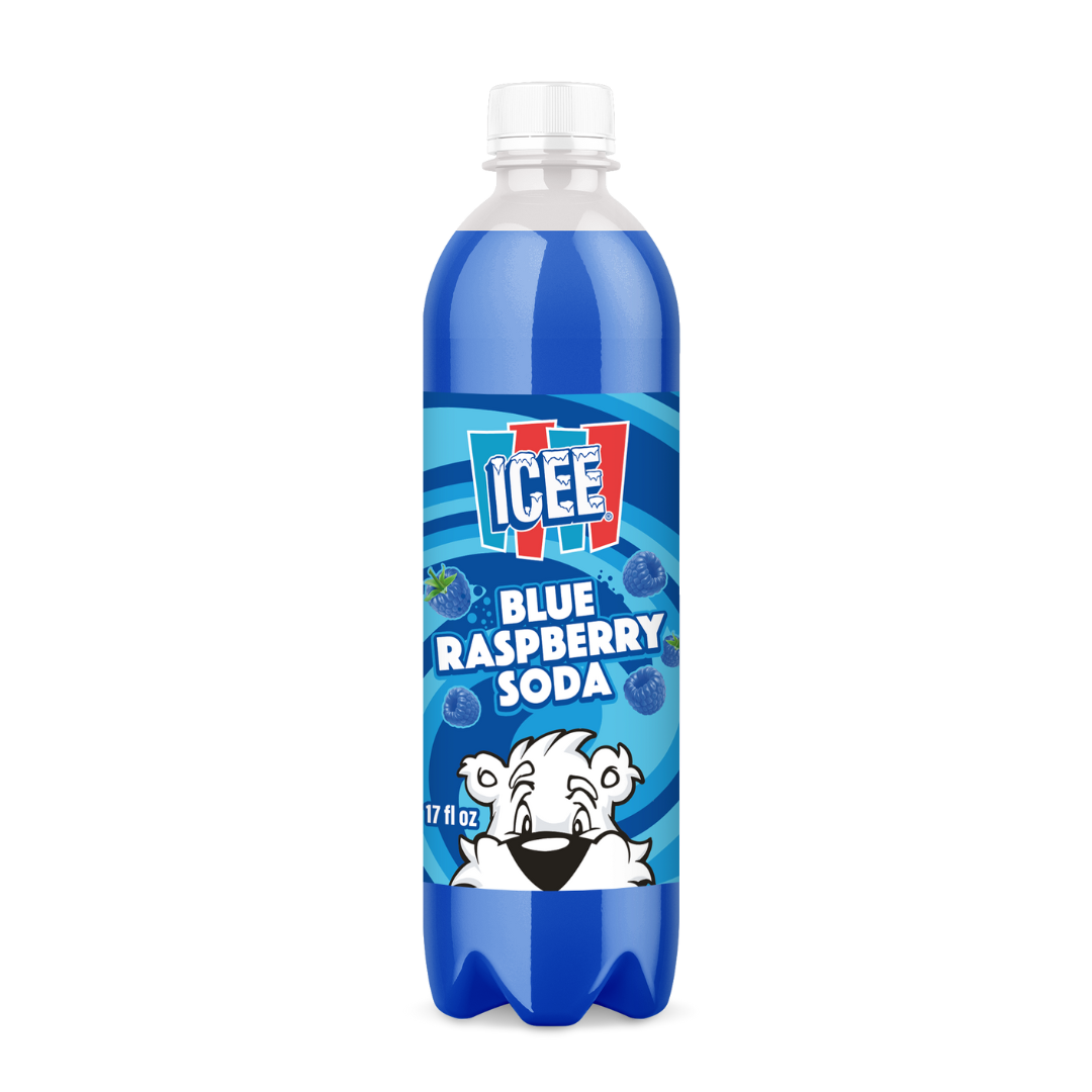 ICEE Blue Raspberry Soda 17 FL OZ (500ML) PET – Whateverbrands