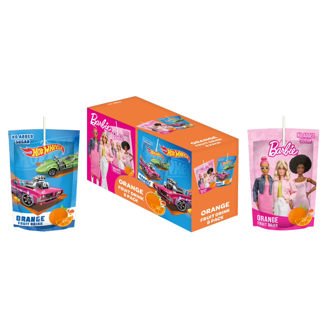 Mattel Multi Character No Added Sugar Orange Fruit Drink 200ml