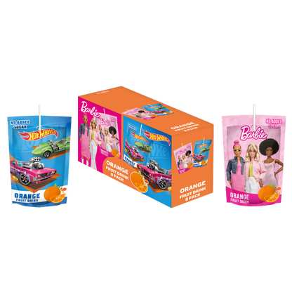 Mattel Multi Character No Added Sugar Orange Fruit Drink 200ml