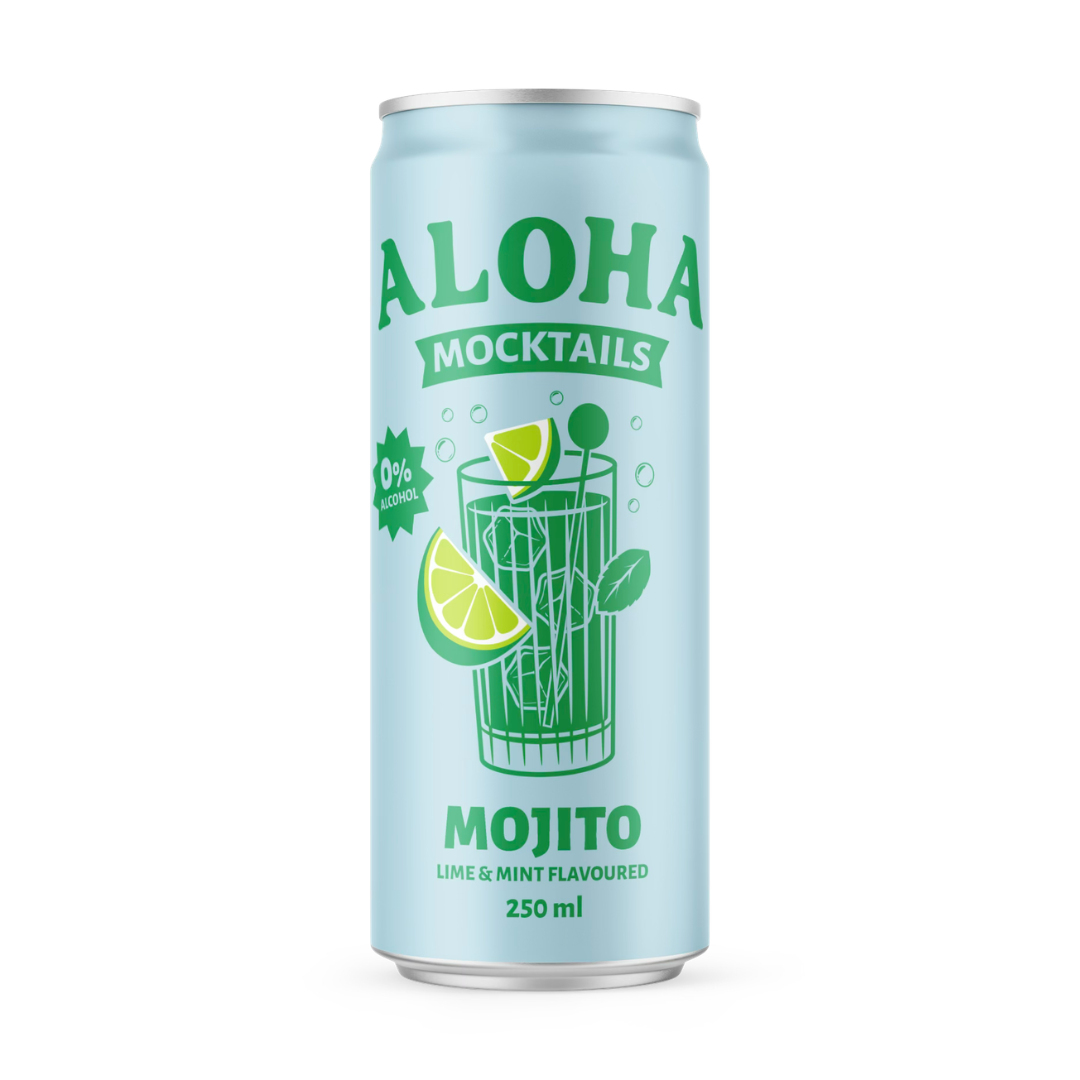 Aloha Mojito Lime and Mint Flavoured Mocktail Drink