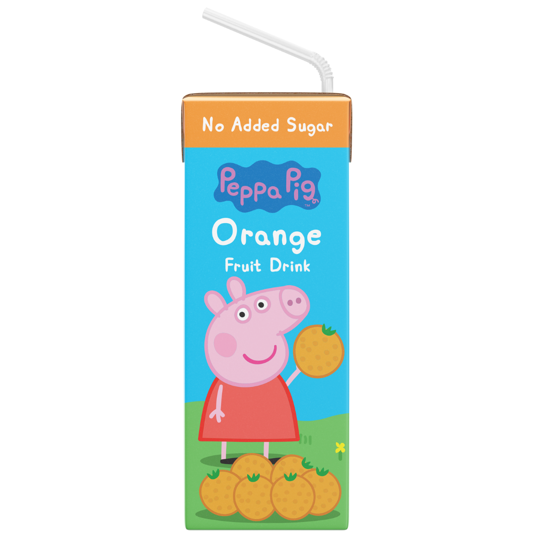 Peppa Pig Orange No Added Sugar Fruit Tetra Drink 200ml