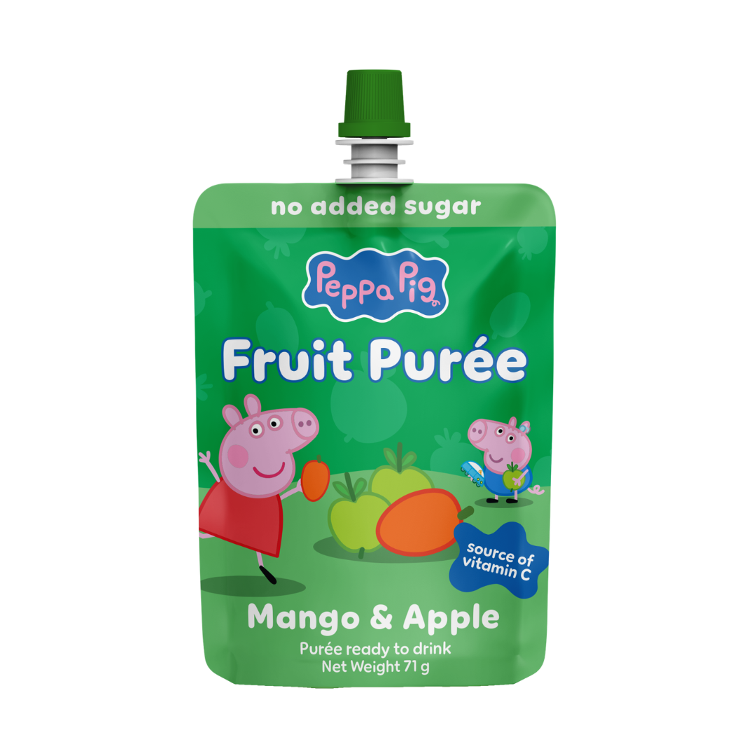 Peppa Pig Mango & Apple Puree 3 x 71g