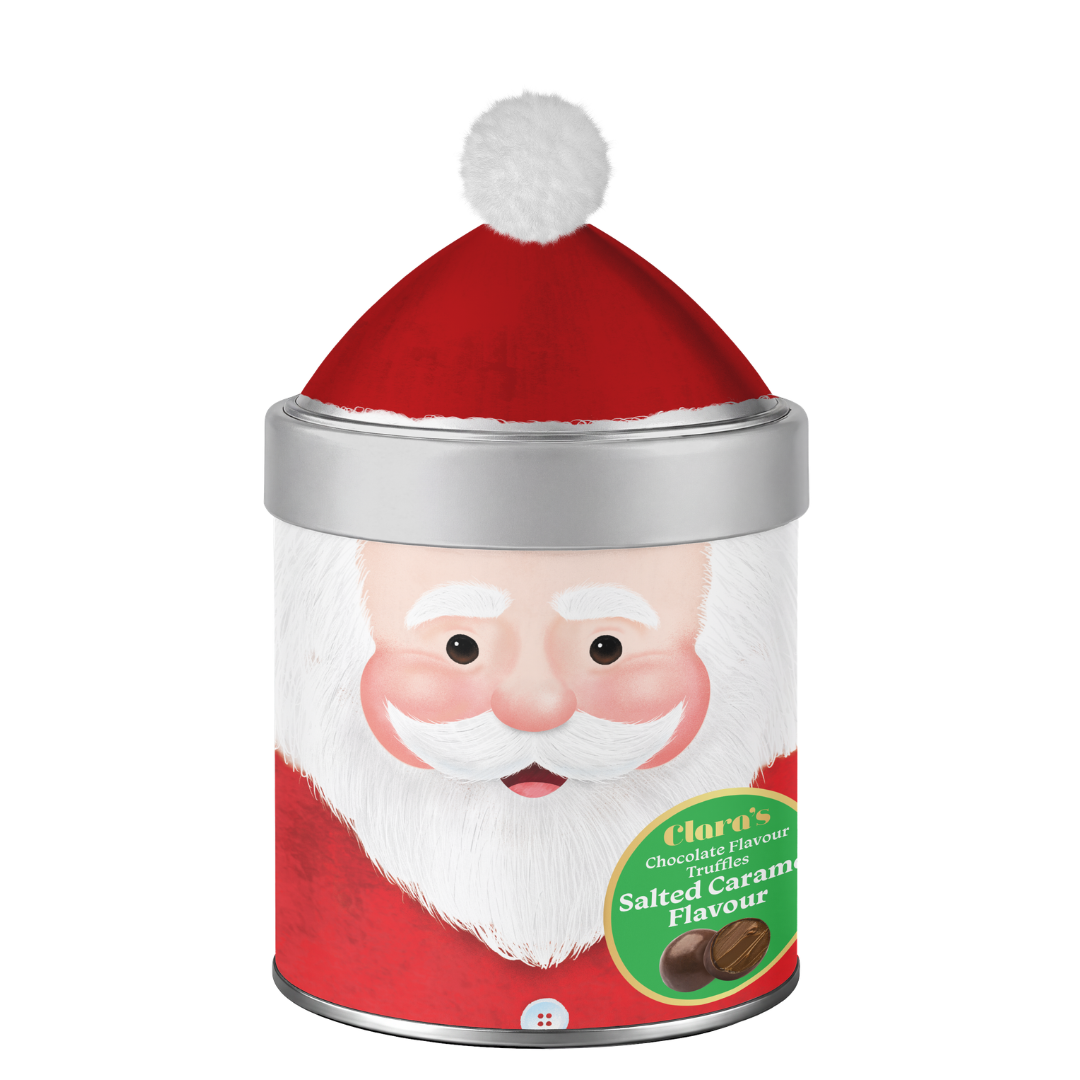 Clara's Christmas Santa Claus Hazelnut and Salted Caramel Truffles