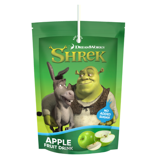Shrek No Added Sugar Apple Fruit Drink 200ml