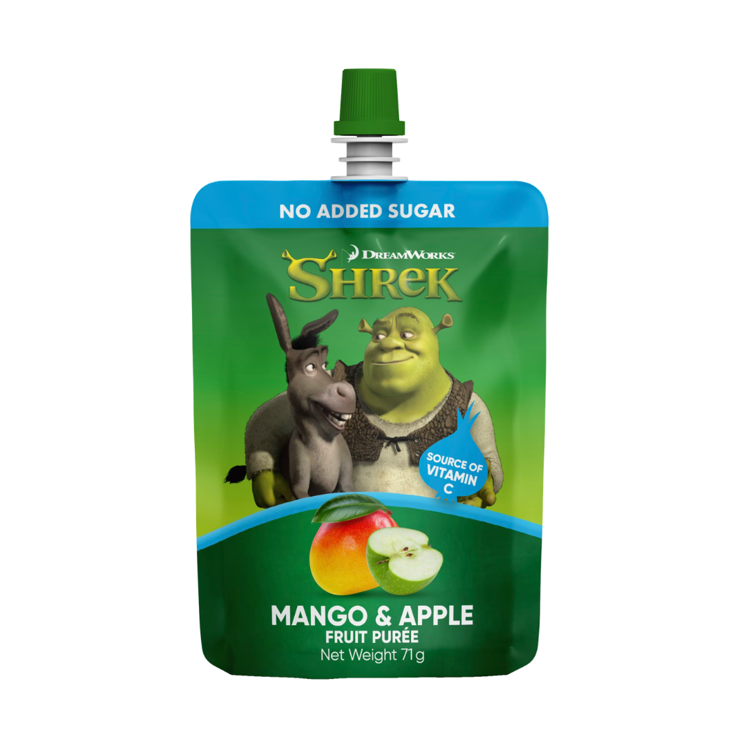 Shrek Mango & Apple Puree 3 x 71g