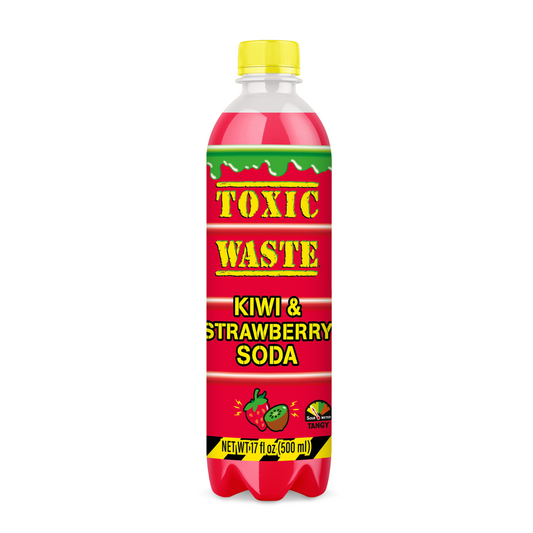 Toxic Waste Sour Kiwi Strawberry Soda Drink