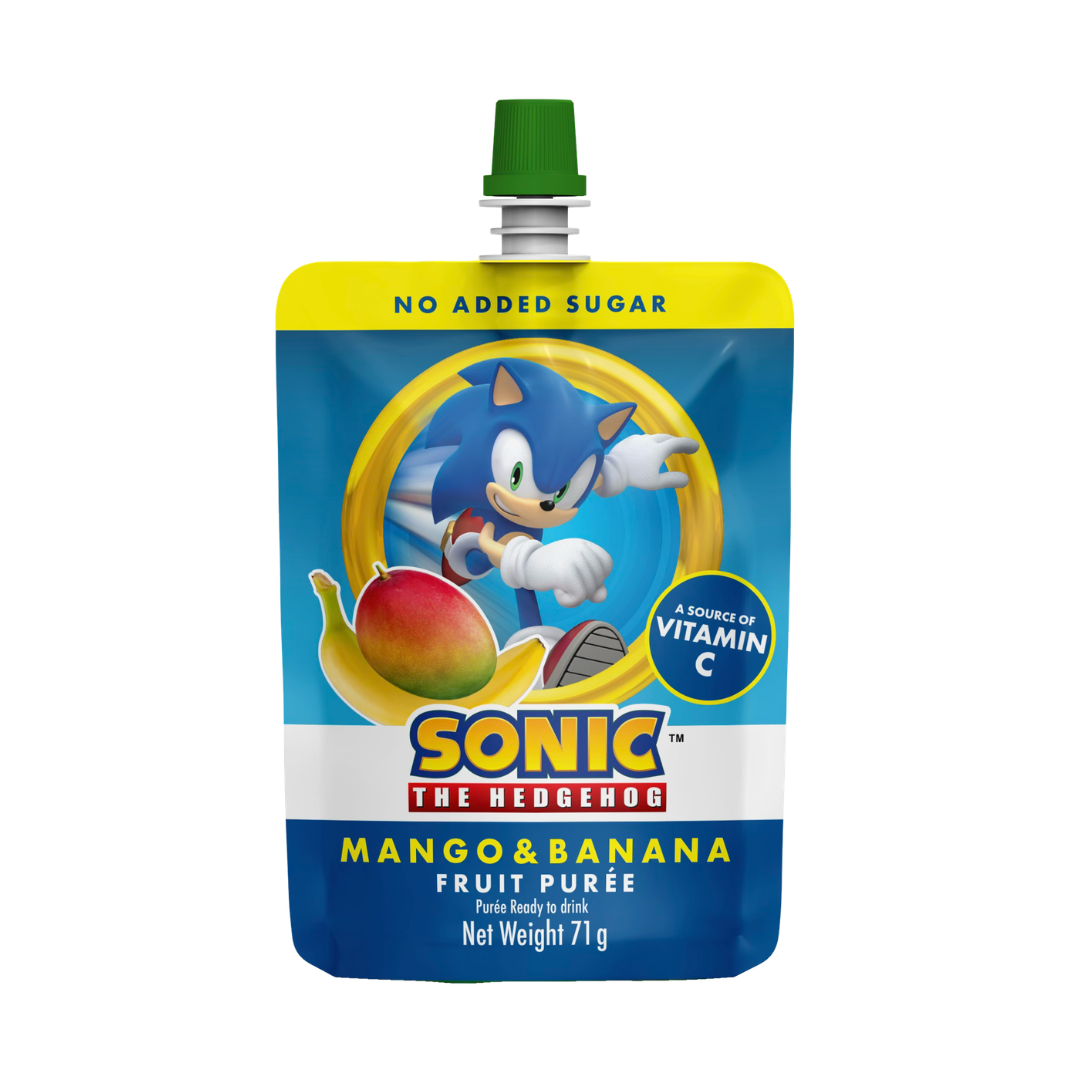Sonic Mango and Banana Puree 3 x 71g