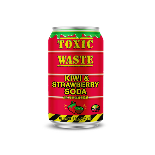Toxic Waste Sour Kiwi Strawberry Soda Drink