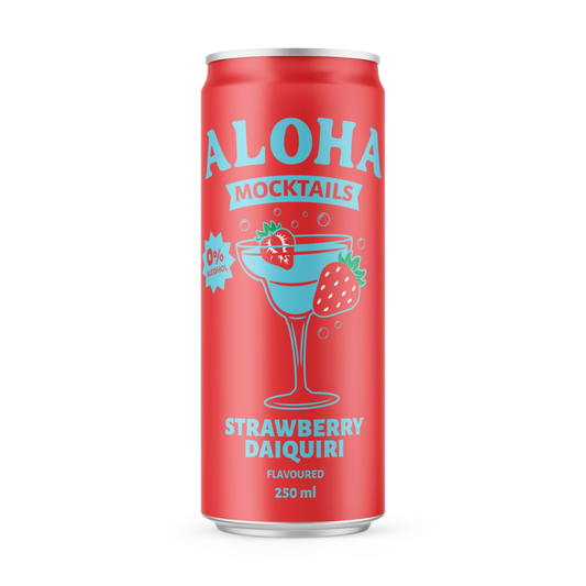 Aloha Strawberry Daiquiri Flavoured Mocktail Drink