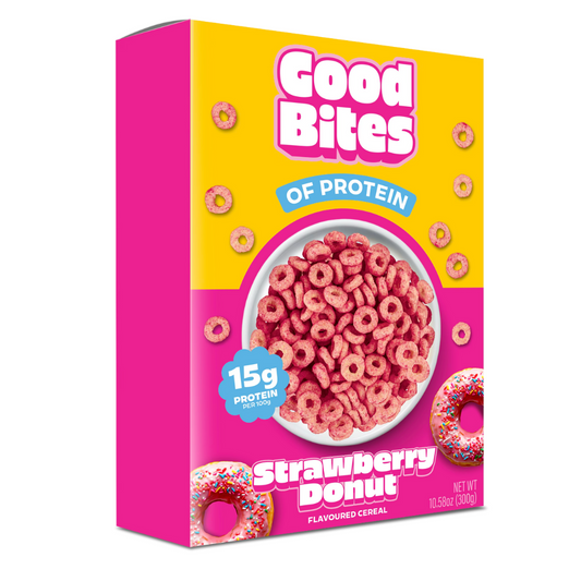 Good Bites of Protein Strawberry Donut Cereal 300g