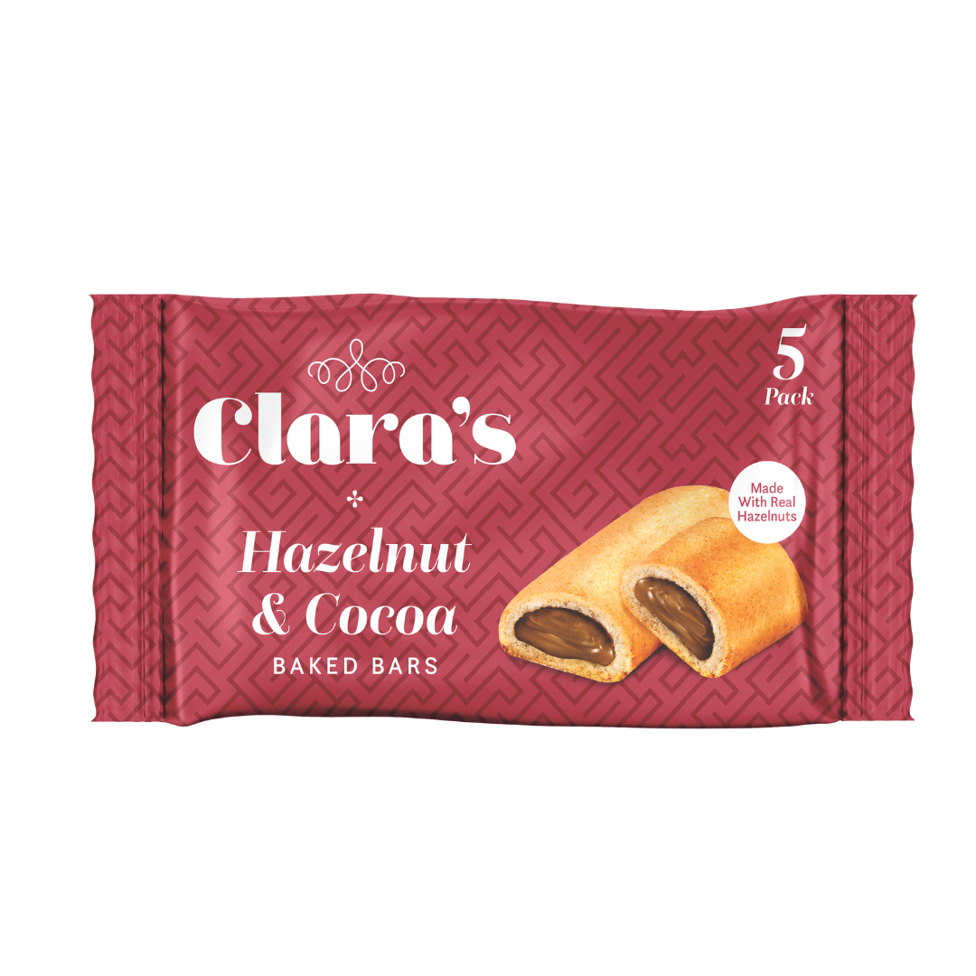 Clara's Selections Hazelnut & Cocoa Baked Bars