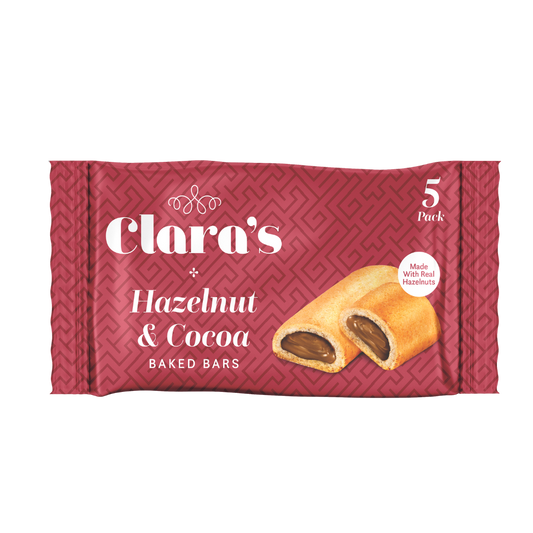 Clara's Selections Hazelnut & Cocoa Baked Bars