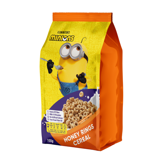 Minions Honey Rings Cereals With Vitamins Bag 100g