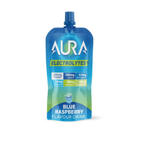 Aura Electrolytes Blue Raspberry Drink – Whateverbrands