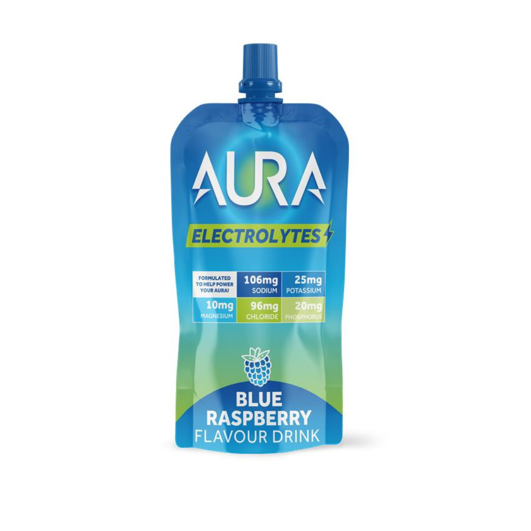 Aura Electrolytes Blue Raspberry Drink