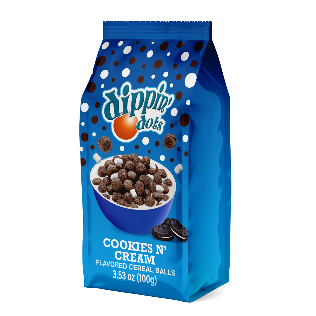 Dippin' Dots Cookies N’ Cream Cereal Balls in 100g Bag